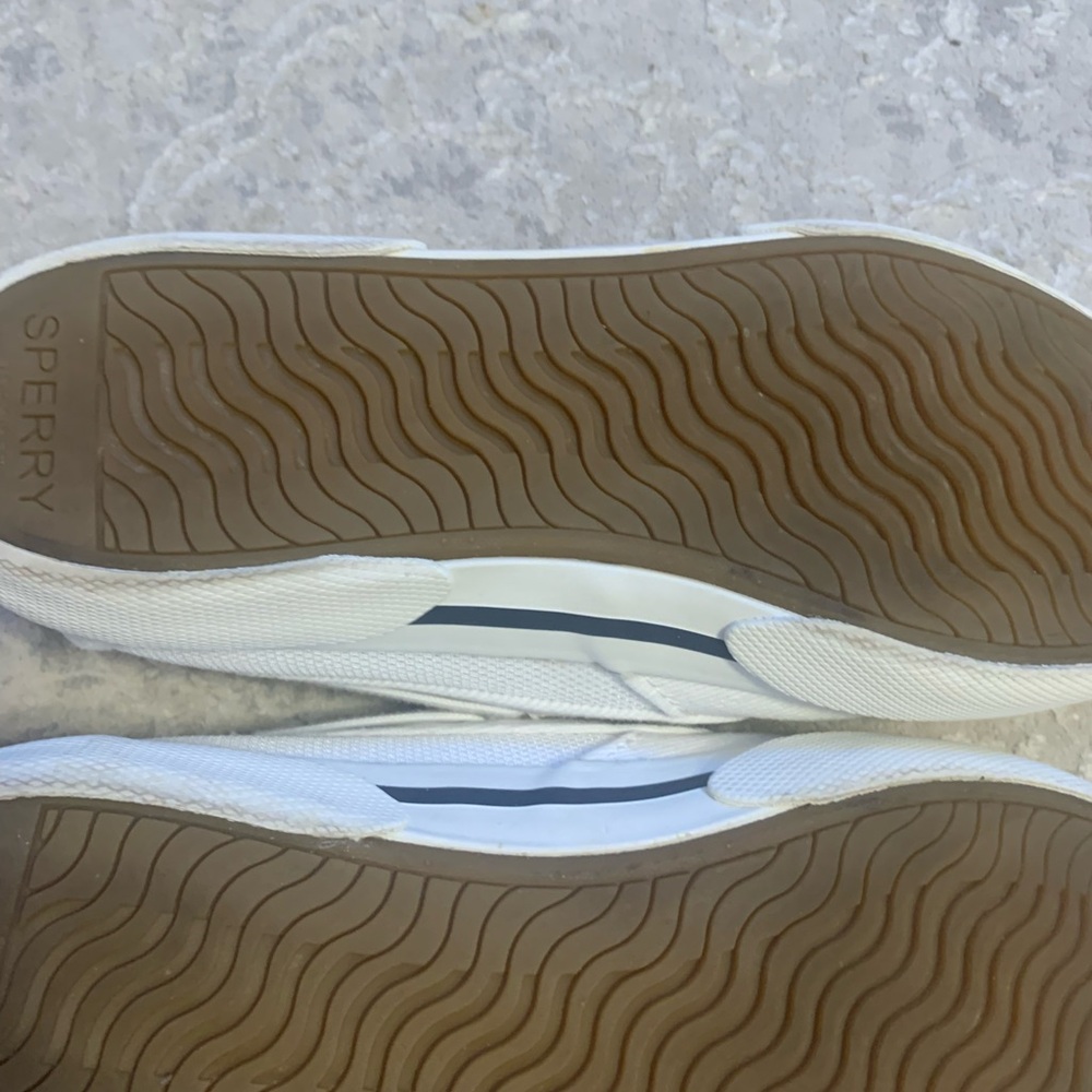 Sperry White Canvas Boat Shoes - Picture 5 of 7